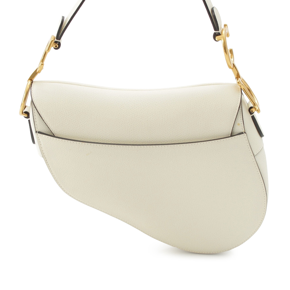 Pre-Loved Dior Grained Calfskin Saddle Bag - Picture 2 of 12